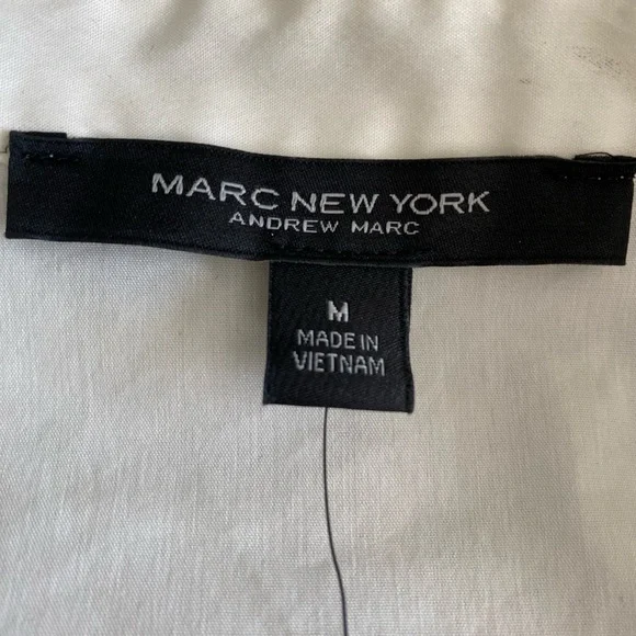 Marc New York White Long Sleeve Button Down Shirt. Size M - Picture 4 of 9